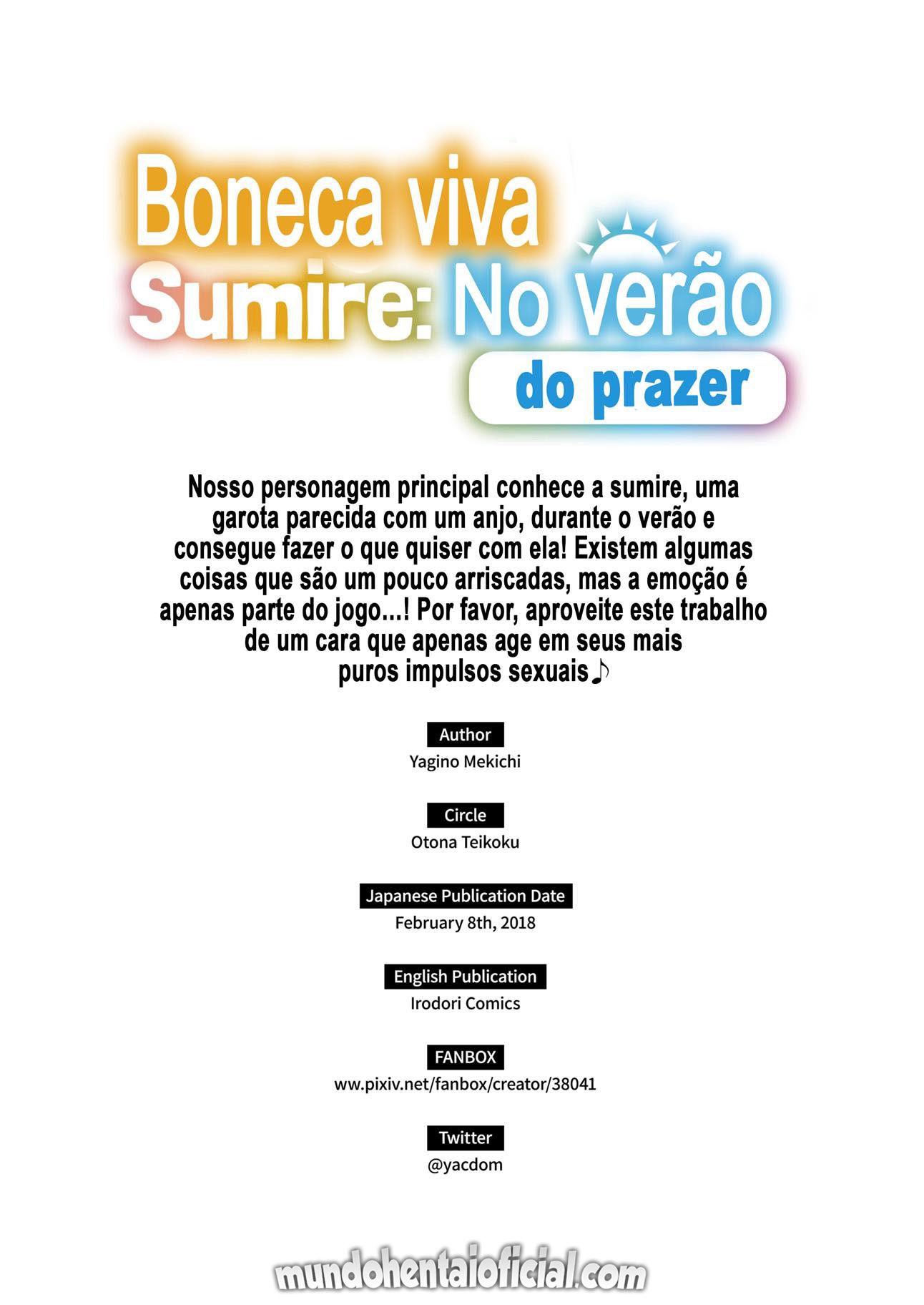 Boneca Viva Sumire: O Verão do Prazer