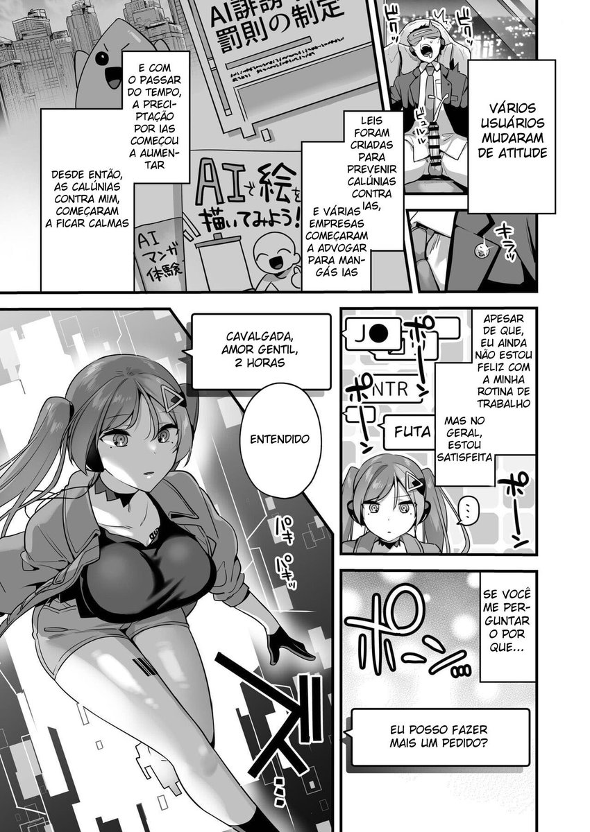 Ero Manga AI no Gyakushuu ~Jinrui Wakarase Gyaku Rape~ - Foto 33