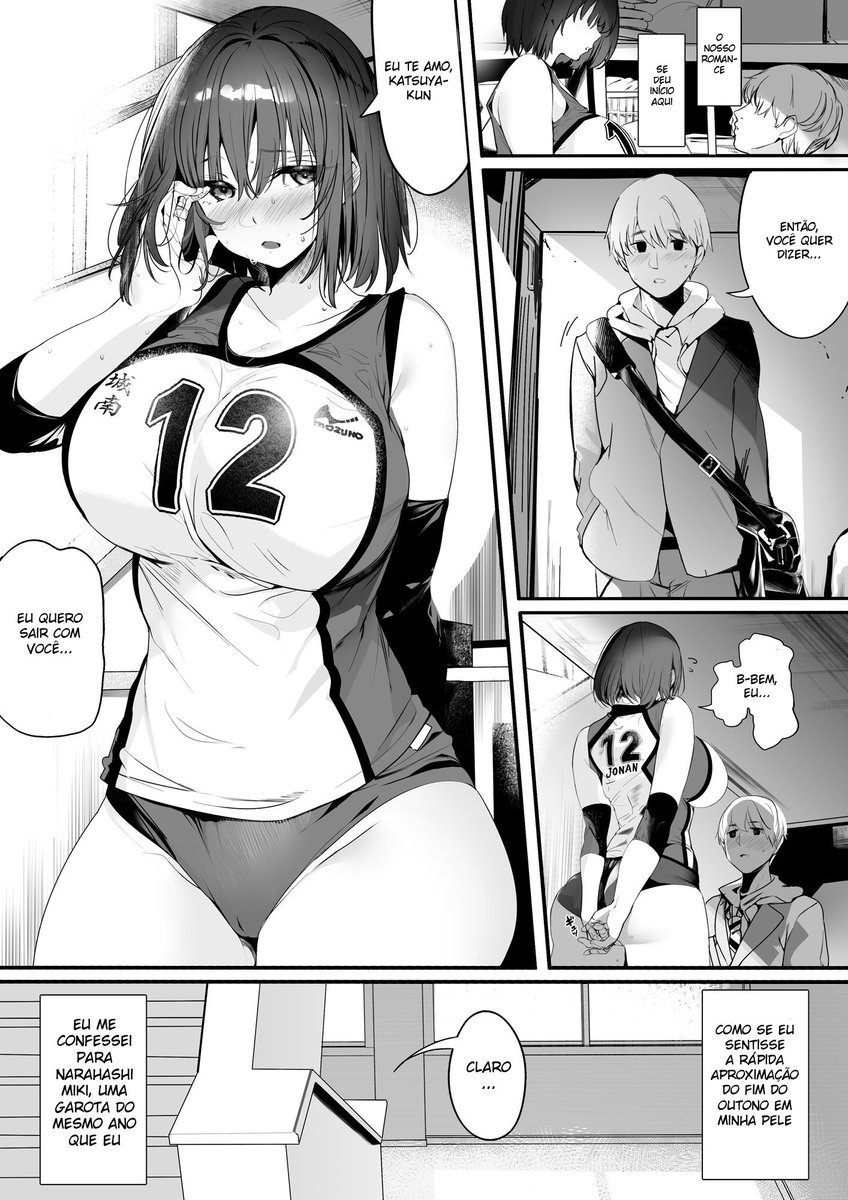 Koushinchou Volley-bu no Seisokei Kanojo ga Senpai no Mono ni Natte Shimau Ichibushijuu - Foto 2