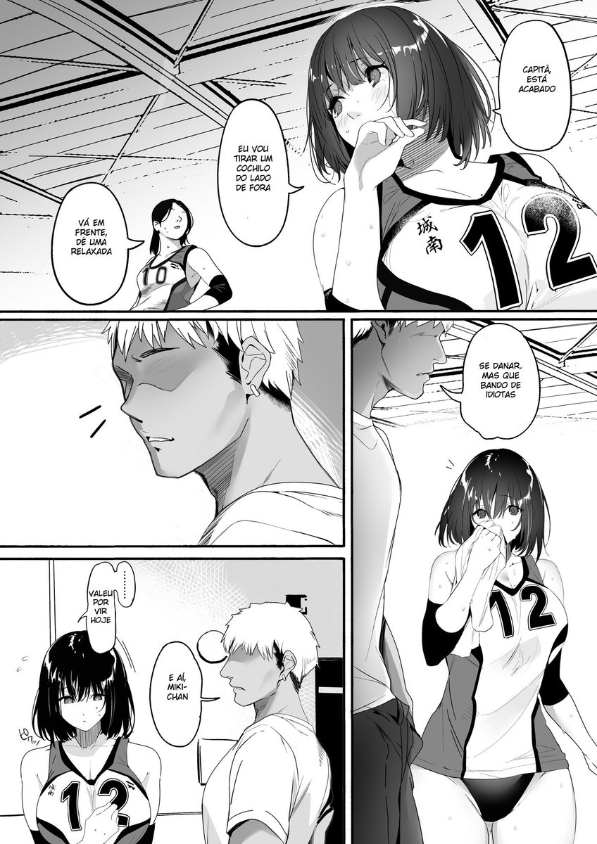 Koushinchou Volley-bu no Seisokei Kanojo ga Senpai no Mono ni Natte Shimau Ichibushijuu - Foto 5