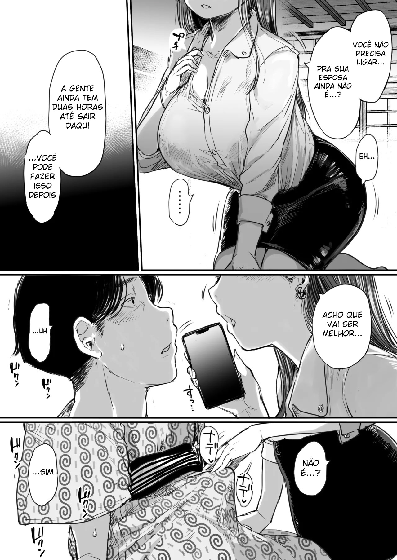 Shucchou, Kouhai to Aibeya. Yukishi Nure Hada ni Shiboritsukusareta Yoru - Foto 77