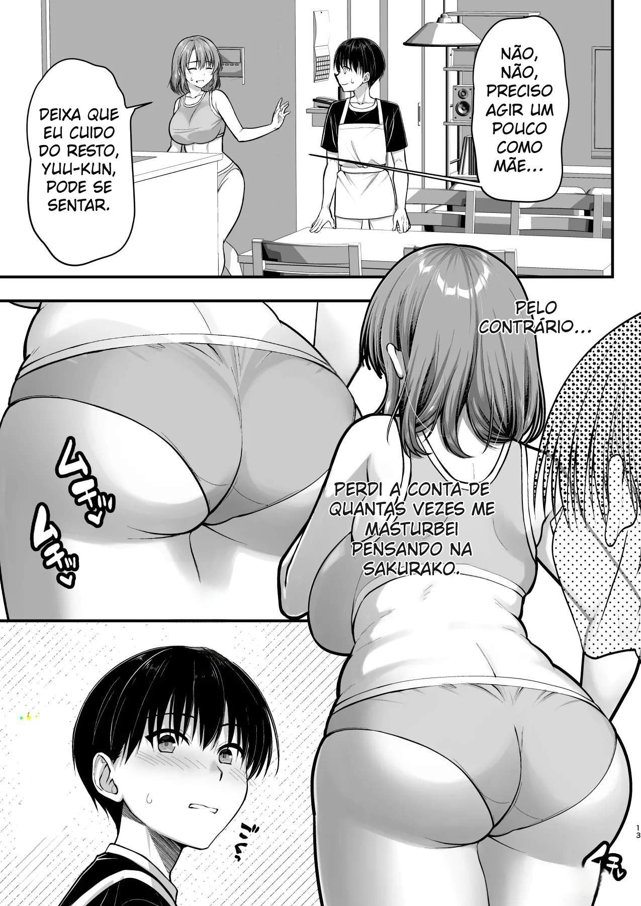 Kon'na Sukebena Karada de Hahaoya wa Muridaro! Muboubi sugiru Haha de Nuki makuru Hibi Remake - Foto 12
