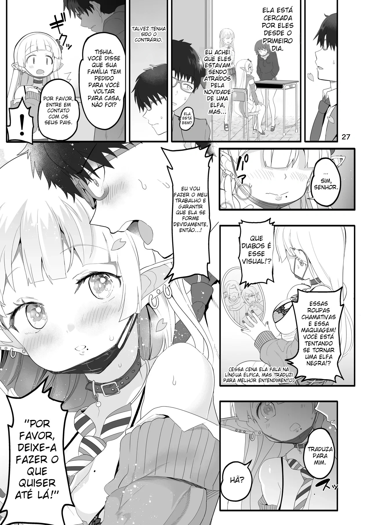 Kanzen ni Gal Ochi Shita Ryuugakusei Elf no Shidouhou - Foto 27