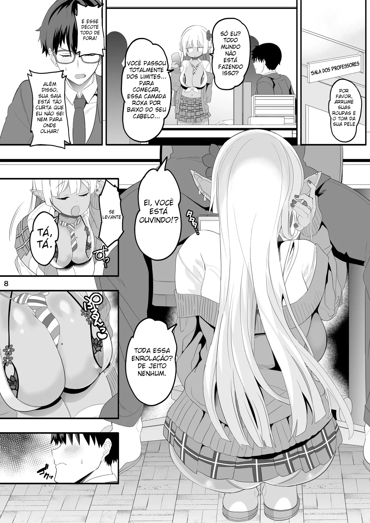 Kanzen ni Gal Ochi Shita Ryuugakusei Elf no Shidouhou - Foto 8